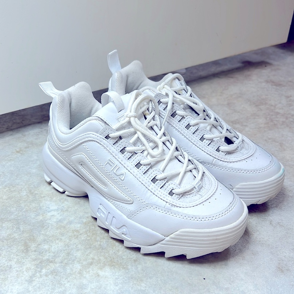Fila disruptor all white
